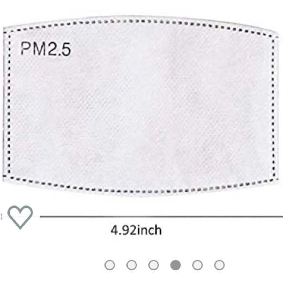 Sequin Face Mask w/5 High Grade Filters - Picture 4 of 7